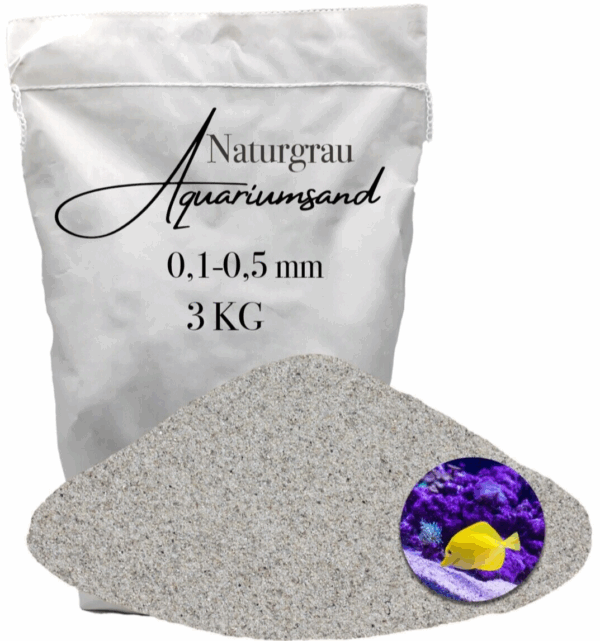 Aquariumsand Aquariumkies 01 05mm Aquariensand Aquarienkies Bodengrund grau 145903489039