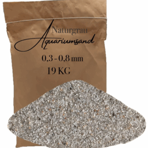 Aquariumsand Aquariumkies 0,3-0,8mm Aquariensand Aquarienkies Bodengrund 19 KG