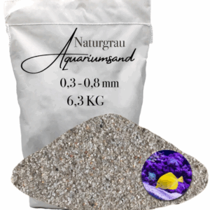 Aquariumsand Aquariumkies 0,3-0,8mm Aquariensand Aquarienkies Bodengrund 6,3 KG
