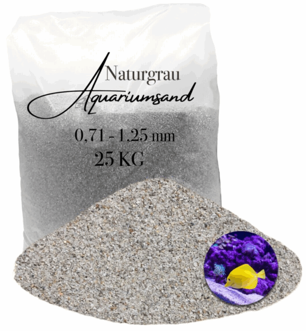 Aquariumsand Aquariumkies 071 125 mm Aquariensand Aquarienkies Bodengrund grau 145838766479