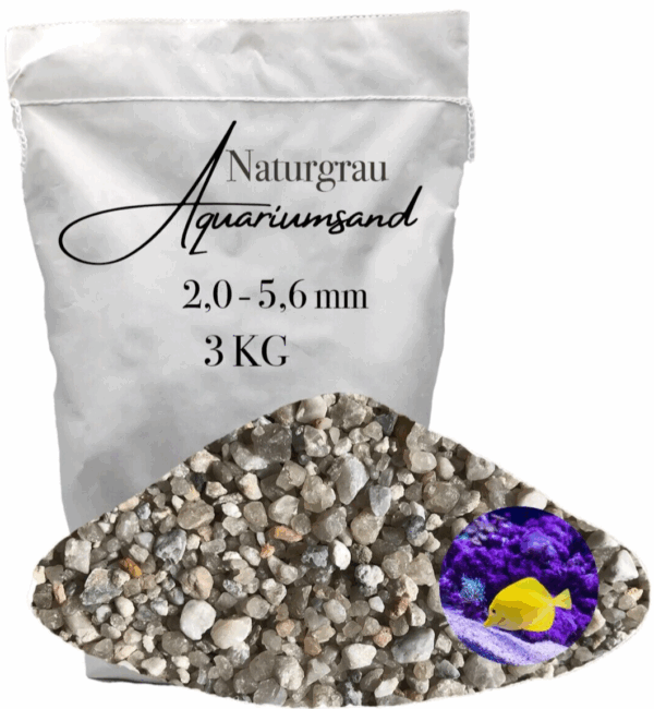 Aquariumsand Aquariumkies 20 56 mm Aquariensand Aquarienkies Bodengrund 3 KG 145903445549