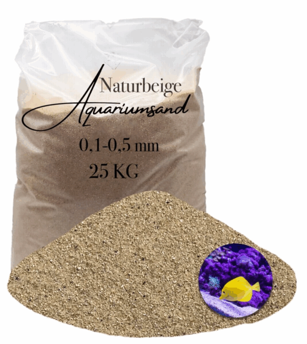 Aquariumsand Aquariumkies 25kg Aquariensand Aquarienkies Bodengrund Natursand 145653183909