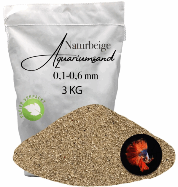 Aquariumsand Aquariumkies 3 KG Aquariensand Aquarienkies Bodengrund 01 06 mm 145899714529
