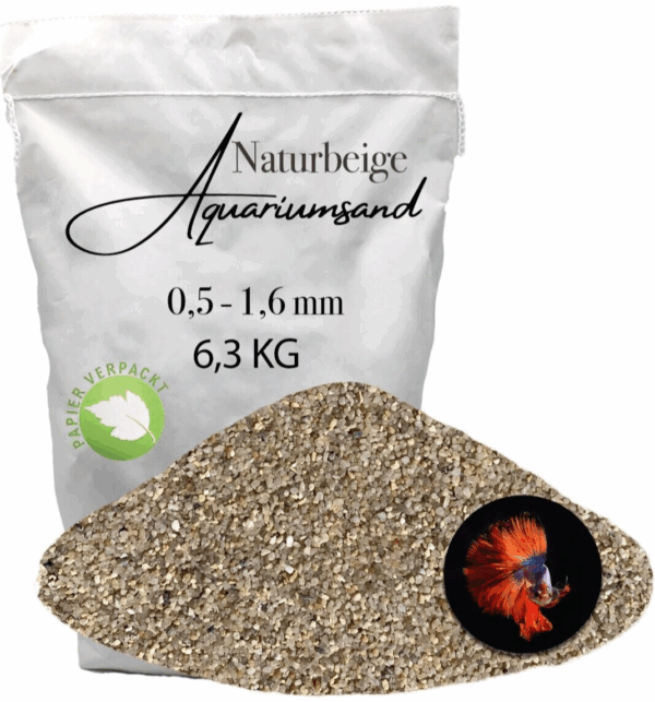 Aquariumsand Aquariumkies Aquariensand 63 kg Aquarienkies Bodengrund Natursand 145900280879