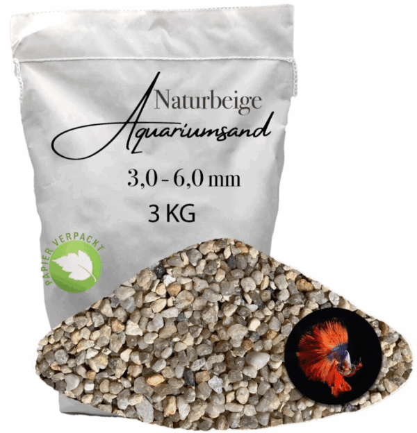 Aquariumsand Aquariumkies Aquariensand Aquarienkies 3 kg Bodengrund 30 60 mm 145899676309