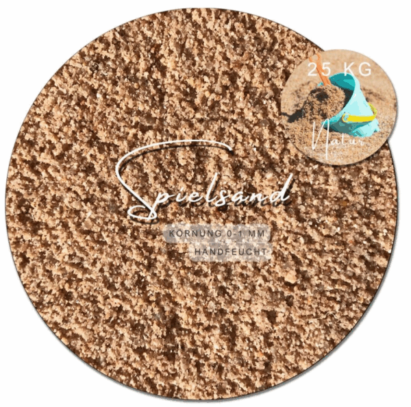 Feiner Spielsand 25kg hautschonend formstabil fuer Sandkasten Sandkiste Sandbox 145138913799