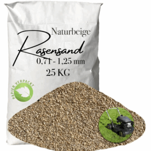 Rasensand Gartensand 25 kg Quarzsand für Rasenerde Bodenverbesserung Papiersack