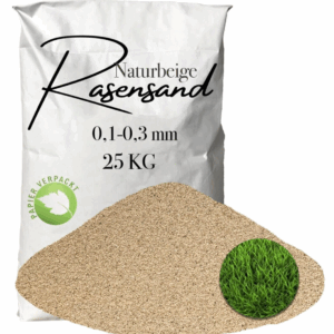 Rasensand Gartensand 25 kg Quarzsand für Rasenerde Bodenverbesserung Papiersack