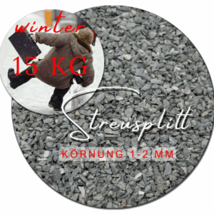 Streusplitt 15 kg Winterstreugut Streumittel salz freies Streugut Straßensplitt