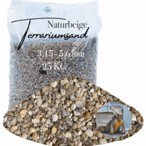 Terrariensand Terrariumsand Bodengrund Sand 25kg 315 56mm naturbeige grabfaehig 145719890939