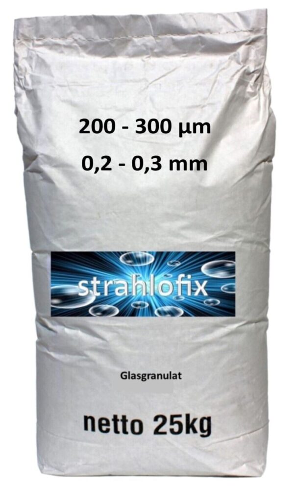 Variante von Glasgranulat Strahlmittel 25 kg Strahlgut Glasbruch Strahlgranulat Sandstrahlen 145459820609 00d4