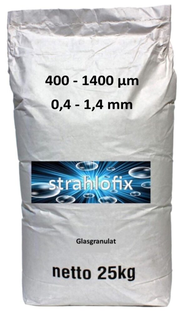 Variante von Glasgranulat Strahlmittel 25 kg Strahlgut Glasbruch Strahlgranulat Sandstrahlen 145459820609 052f