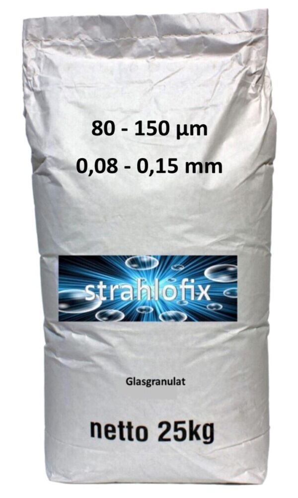 Variante von Glasgranulat Strahlmittel 25 kg Strahlgut Glasbruch Strahlgranulat Sandstrahlen 145459820609 9eed