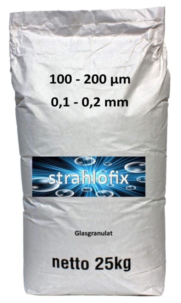 Variante von Glasgranulat Strahlmittel 25 kg Strahlgut Glasbruch Strahlgranulat Sandstrahlen 145459820609 b264