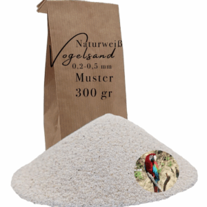 Vogelsand 02 05mm weiss keimfrei ohne Zusatzstoffe wie Anis und Grit Bodengrund 146399930819