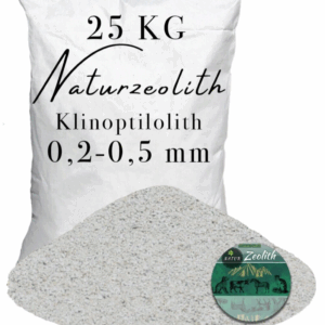 Zeolith 0,2-0,5 mm 25kg Phosphatbinder Klinoptilolith Zeoliet Filtermaterial