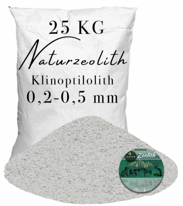 Zeolith 02 05 mm 25kg Phosphatbinder Klinoptilolith Zeoliet Filtermaterial 145735262039